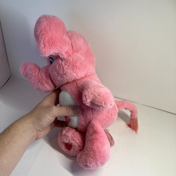 Care Bears Cousin Lotsa Heart Pink Elephant 15” Plush Stuffed Animal 2016 - Picture 8 of 9